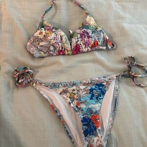 Zimmermann Floral Bikini